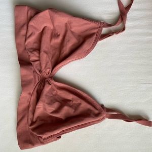 Pullover wireless halogen bra - rose color